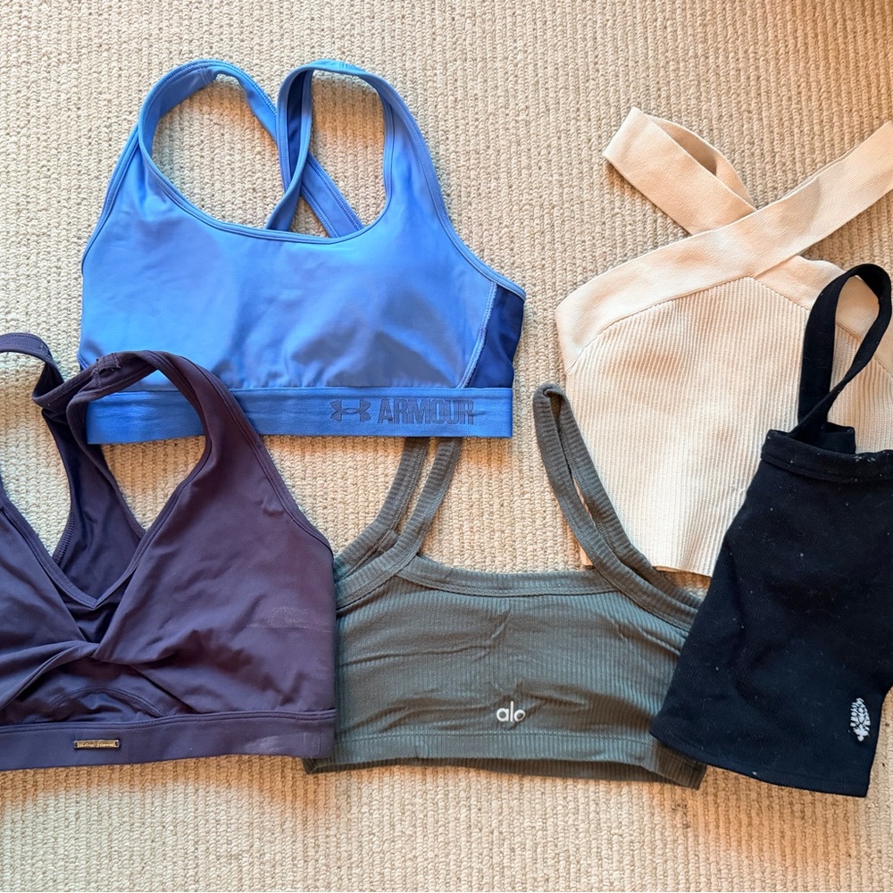 Athletic top bundle - under armour, ALO, free people movement, Abercrombie, etc